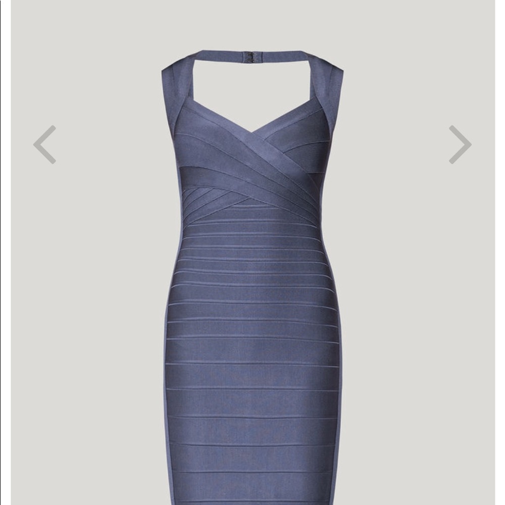 CRISSCROSS BANDAGE DRESS